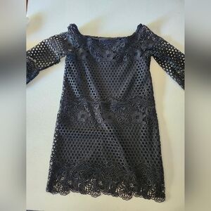 Elegant Black Lace Dress